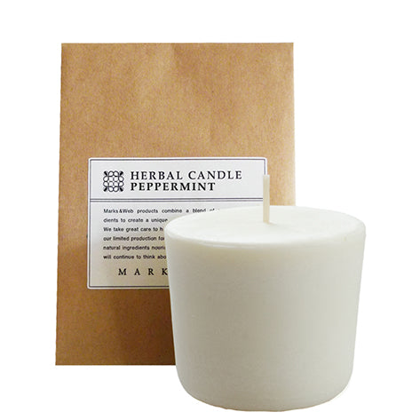 ハンドメイド ハーバルキャンドル グラス