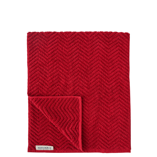 【11月6日(木)発売】オーガニックコットン フェイスタオル ヘリンボーン