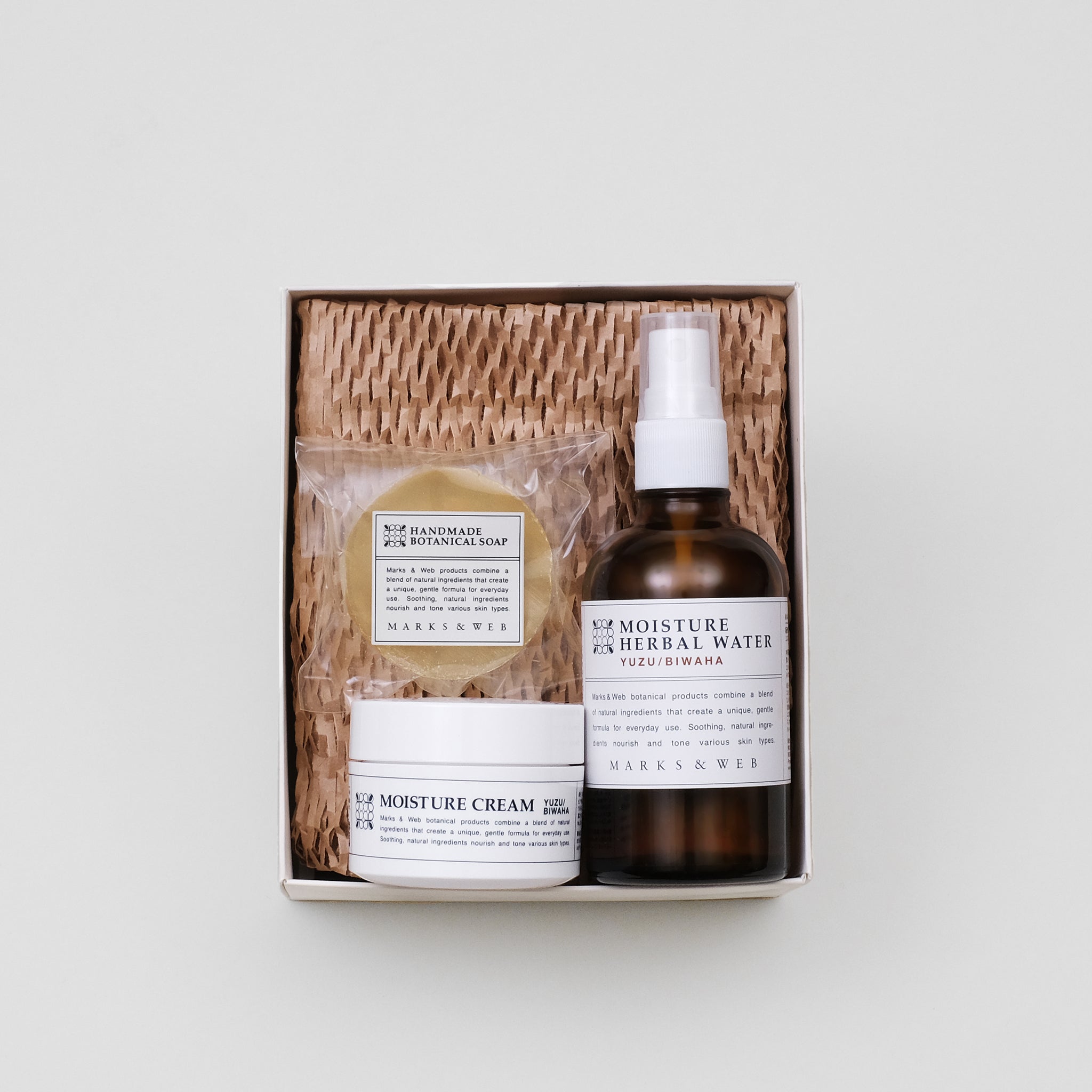 季節限定「ユズ/ビワ葉」 フェイスケアセット NGSC635｜ギフト｜MARKS&WEB