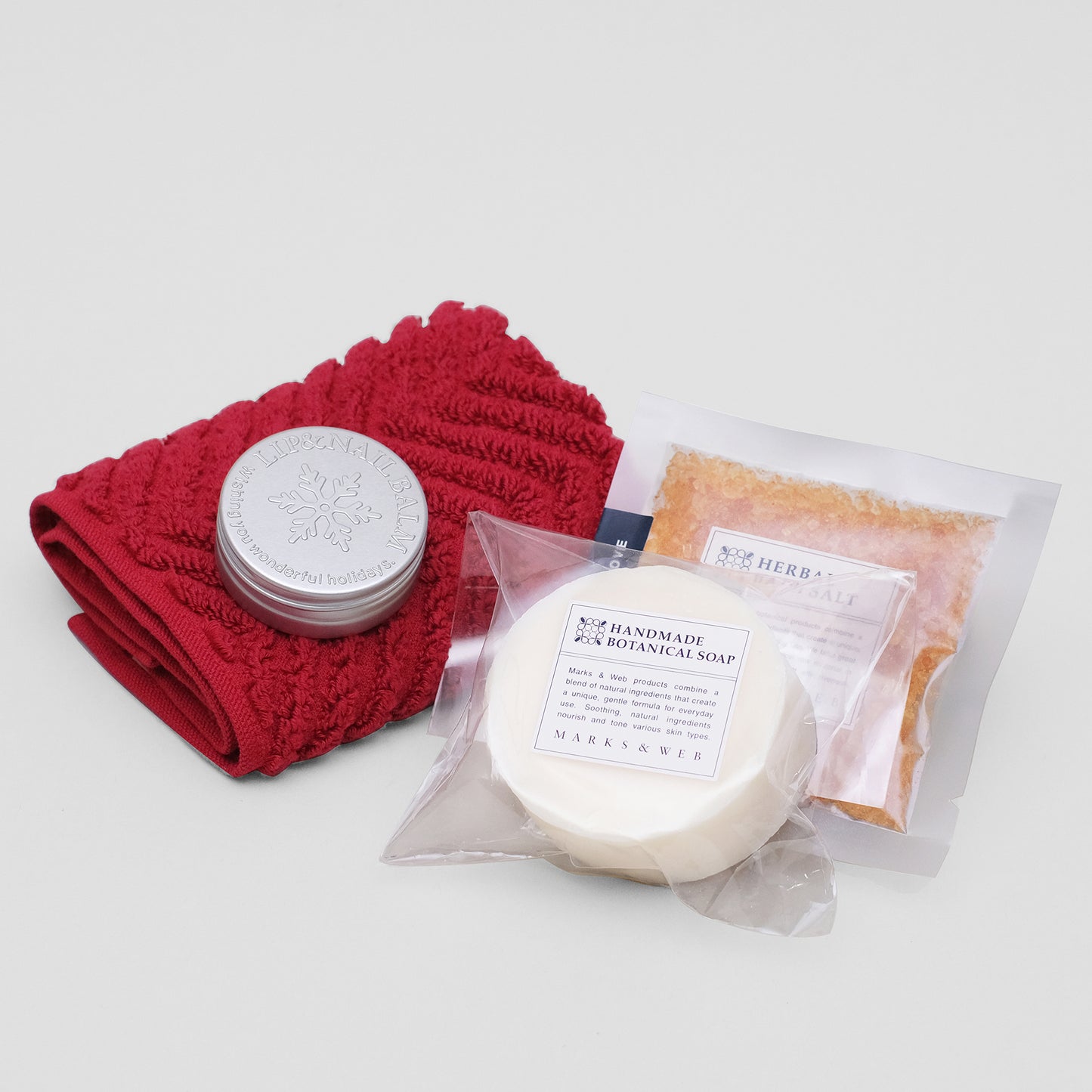 クリスマス限定 ソープ・リップケアハンカチセット NGSC764