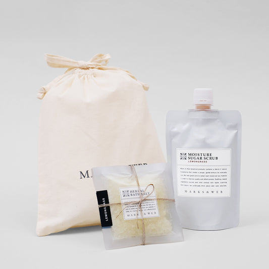 季節限定「レモングラス」スクラブ・入浴料ポーチセット NGSC773