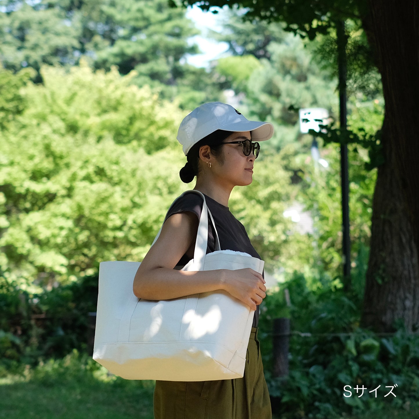 コットンキャンバス コンテナバッグ